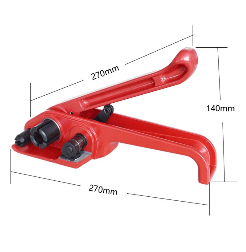 VOTOER Poly Strapping Tensioner Cutter and Sealer Manual Banding Tool Strapping Packing Kit Set for Width 1/2" -3/4" Polyproplyn and Polyester Plasticstrap Cord - Image 5